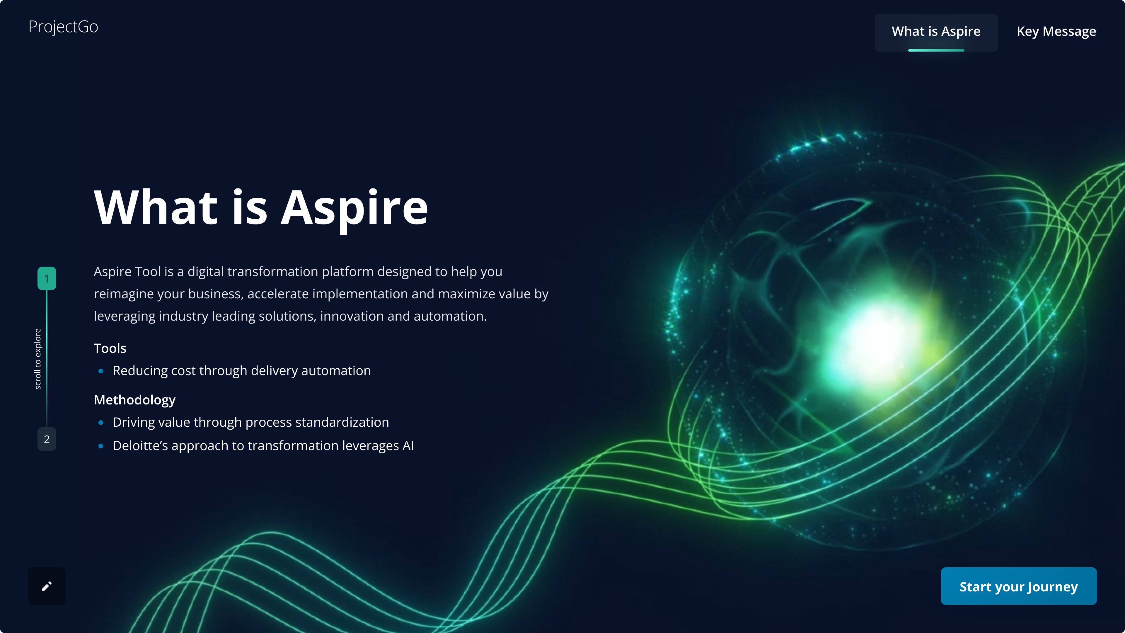 Landing page
